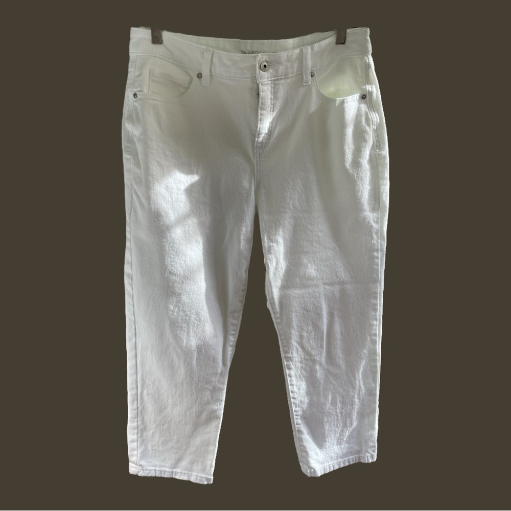 Style&Co. curvy capri, size 14, worn twice, but I didn’t like the high waist - Picture 7 of 8